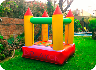 alquiler de castillo inflable 2x2