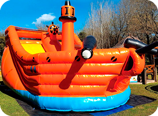 alquiler inflable barco pirata