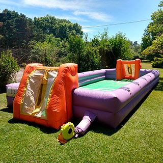 alquiler inflable cancha  enjabonada